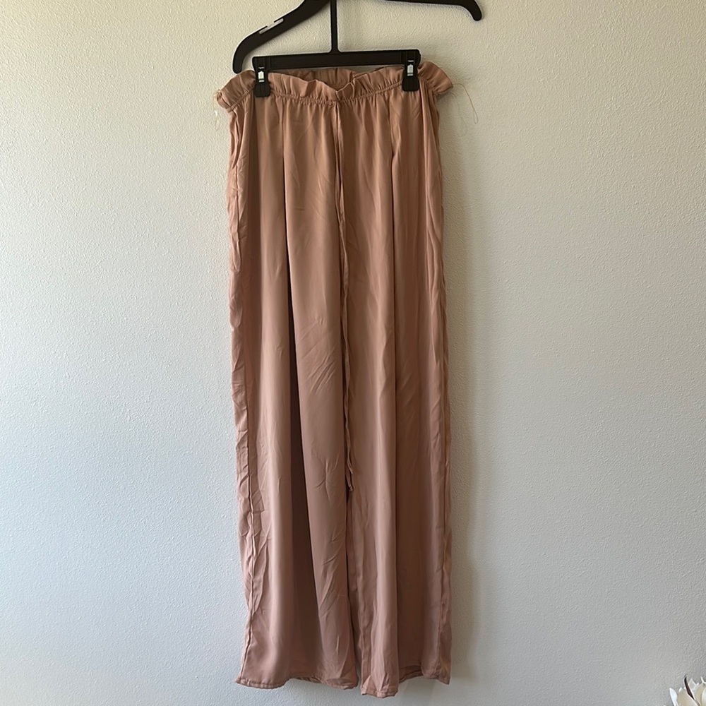 Windsor Women's Wide Leg Pants in Blush‎ Pink